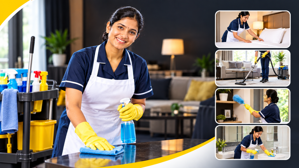 24×7 Full-Time House Maid